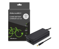 Qoltec Ładowarka do baterii roweru elektrycznego 36V/42V/2A 5.5x2.5 - 1210760 - zdjęcie 3